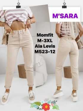 Jeansy damskie M'sara,size M-3xl, paczka 12szt,