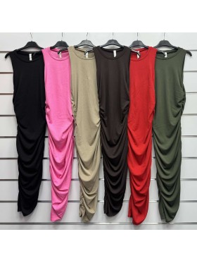 Sukienki damskie wloskie, Size uni ,paczka 6szt,mix kolor