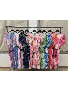 Sukienki damskie wloskie, Size uni ,paczka 6szt,mix kolor