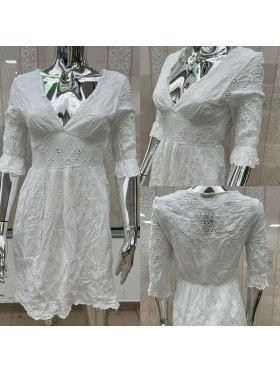 Sukienki damskie wloskie, Size uni ,paczka 6szt,mix kolor