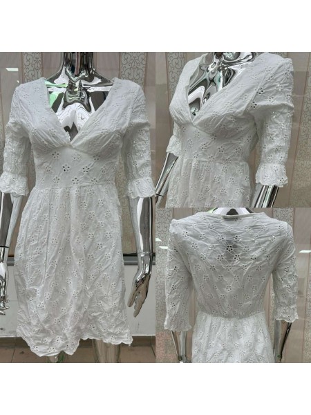 Sukienki damskie wloskie, Size uni ,paczka 6szt,mix kolor