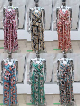 Sukienki damskie wloskie, Size uni ,paczka 6szt,mix kolor