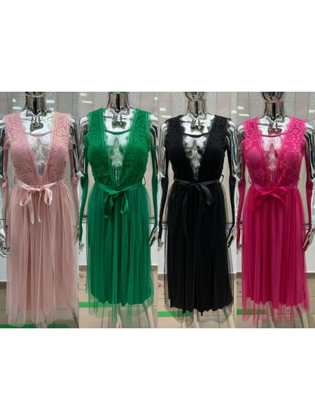 Sukienki damskie wloskie, Size uni ,paczka 6szt,mix kolor