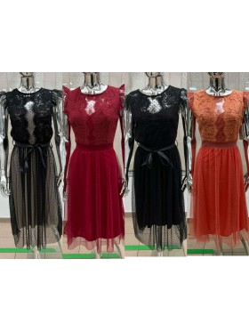 Sukienki damskie wloskie, Size uni ,paczka 6szt,mix kolor