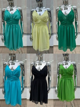 Sukienki damskie wloskie, Size uni ,paczka 6szt,mix kolor