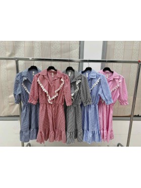 Sukienki damskie wloskie, Size uni ,paczka 6szt,mix kolor
