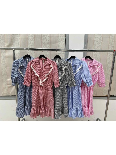 Sukienki damskie wloskie, Size uni ,paczka 6szt,mix kolor