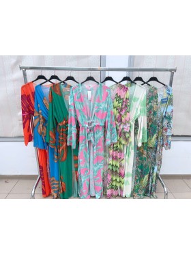 Sukienki damskie wloskie, Size uni ,paczka 6szt,mix kolor
