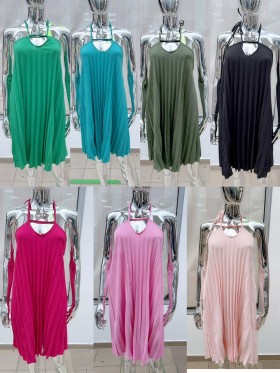 Sukienki damskie wloskie, Size uni ,paczka 6szt,mix kolor
