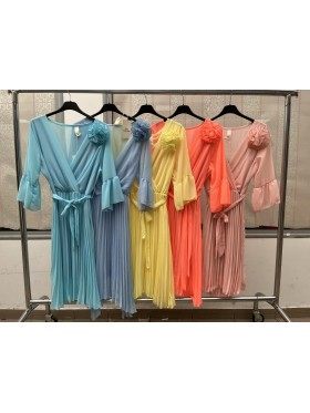 Sukienki damskie wloskie, Size uni ,paczka 6szt,mix kolor