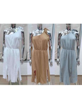 Sukienki damskie wloskie, Size uni ,paczka 6szt,mix kolor