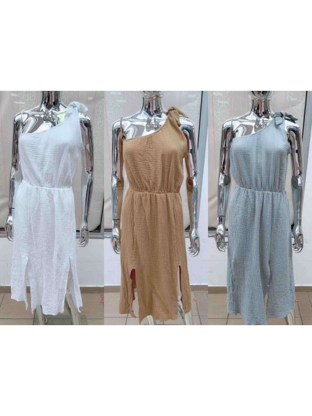 Sukienki damskie wloskie, Size uni ,paczka 6szt,mix kolor