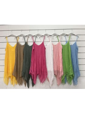Sukienki damskie wloskie, Size uni ,paczka 6szt,mix kolor