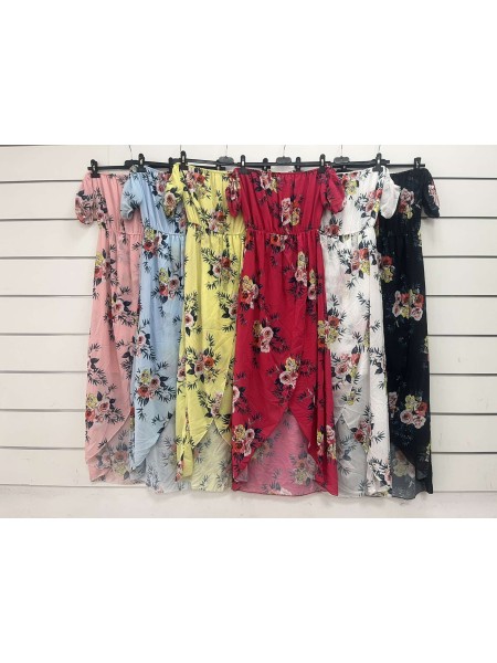 Sukienki damskie wloskie, Size uni ,paczka 6szt,mix kolor