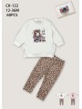 Komplet dzieciece rozm 12-36M, paczka 10szt, mix kolor