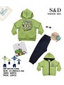 Komplet dzieciece rozm 12-36M, paczka 10szt, mix kolor