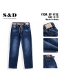 Spodnie jeans dzieciece rozm 6-16 lat, paczka 12szt, 1 kolor
