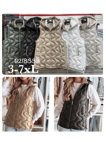 Kamizelki damskie ,size 3-7xl, paczka 5szt,1 kolor