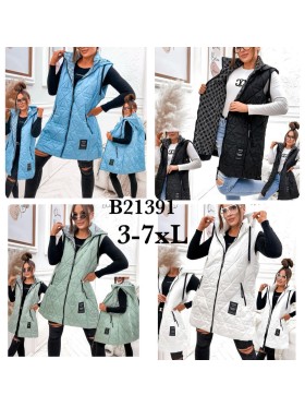 Kamizelki damskie ,size 3-7xl, paczka 5szt,1 kolor