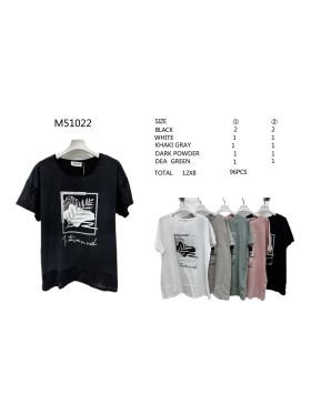 Bluzki damskie ,size l-4xl, paczka 12szt,mix kolor
