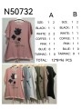Bluzki damskie ,size l-4xl, paczka 12szt,mix kolor