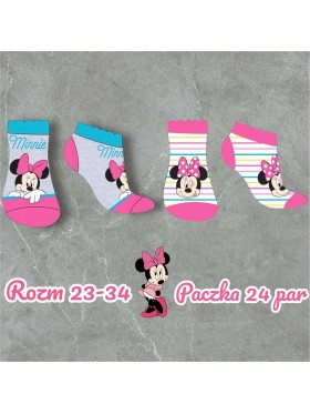 Skarpetki dzieciece rozm 23-34, paczka 24szt, mix kolor