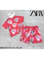 Komplet dzieciece rozm 6-24M, paczka 5szt,1 kolor