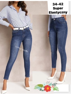 Jeansy damskie ,size 34-42, paczka 10szt,