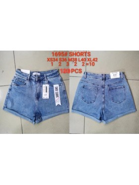 Spodenki jeansowe damskie ,size xs-xl, paczka 10szt,