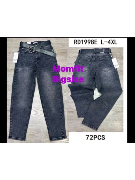 Jeansy damskie ,size l-4xl, paczka 10szt,