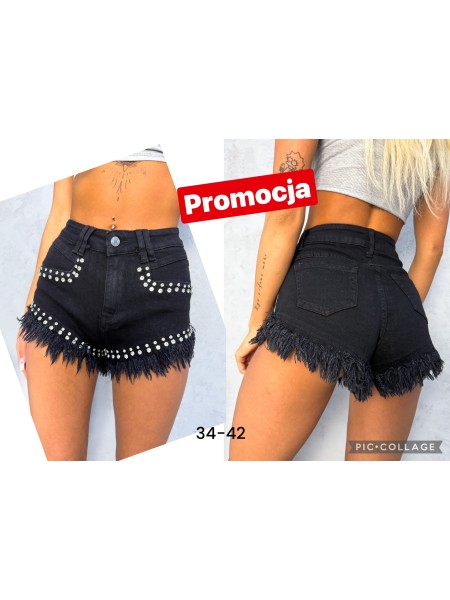 Spodenki jeansowe damskie ,size 34-42, paczka 10szt,