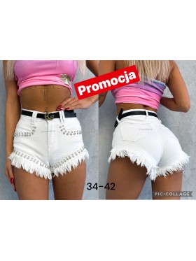 Spodenki jeansowe damskie ,size 34-42, paczka 10szt,