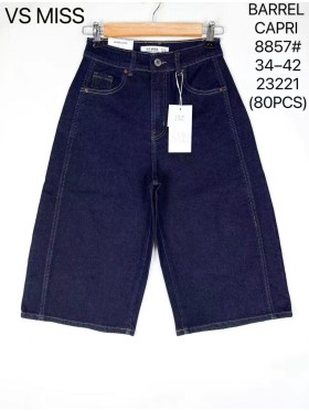 Spodenki jeansowe damskie ,size 34-42, paczka 10szt,