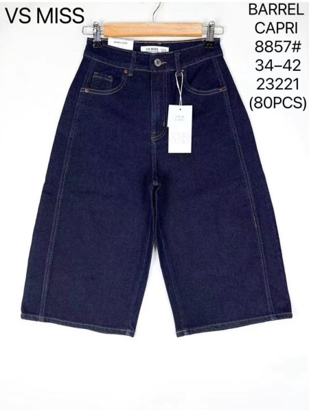 Spodenki jeansowe damskie ,size 34-42, paczka 10szt,
