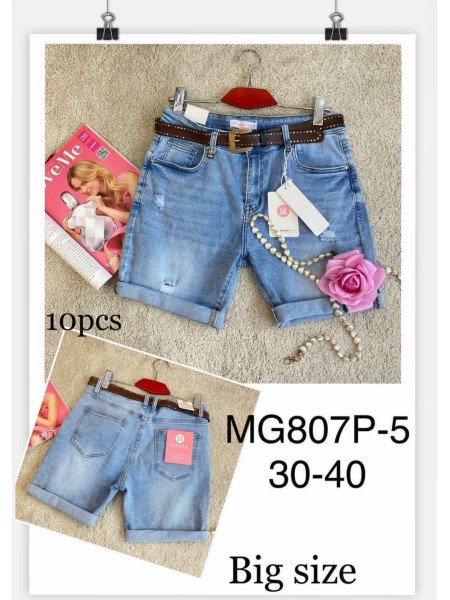 Spodenki jeansowe damskie ,size 30-40, paczka 10szt,