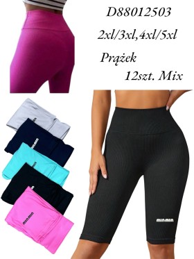 Legginsy damskie ,size 2-5xl, paczka 12szt,MIX kolor