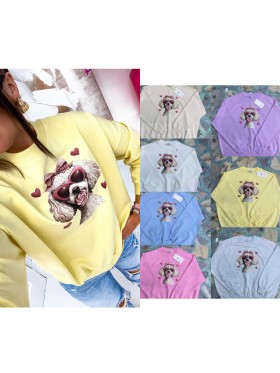 Bluzy damskieTureckie ,size UNI, paczka 6szt,1 kolor