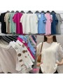 Bluzki damskie ,size UNI, paczka 6szt,MIX kolor