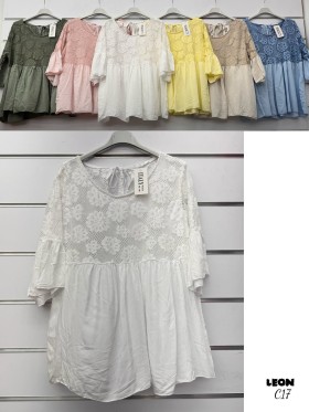 Bluzki damskie ,size UNI, paczka 6szt,MIX kolor
