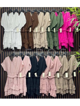 Sukienki damskie wloskie, Size uni ,paczka 6szt,mix kolor