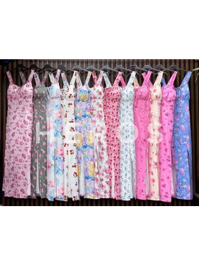 Sukienki damskie wloskie, Size uni ,paczka 6szt,mix kolor