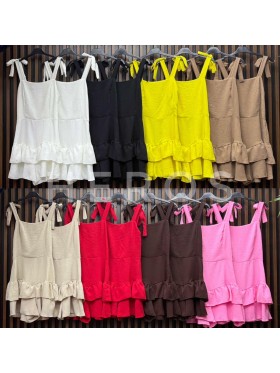 Sukienki damskie wloskie, Size uni ,paczka 6szt,mix kolor
