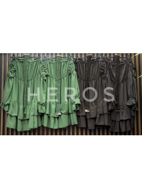 Sukienki damskie wloskie, Size uni ,paczka 6szt,mix kolor