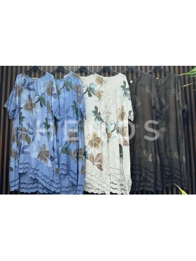 Sukienki damskie wloskie, Size uni ,paczka 6szt,mix kolor