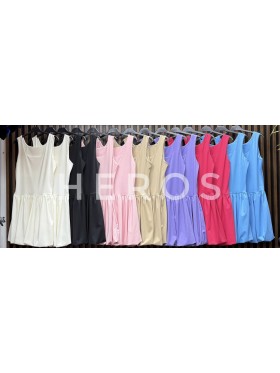 Sukienki damskie wloskie, Size uni ,paczka 6szt,mix kolor