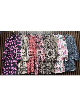 Sukienki damskie wloskie, Size uni ,paczka 6szt,mix kolor