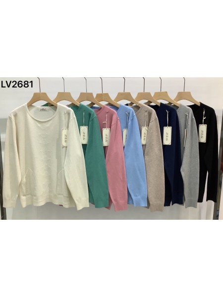 Swetry damskie ,size m-xl, paczka 8szt,mix kolor