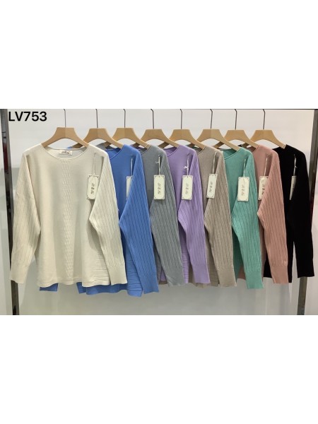 Swetry damskie ,size m-xl, paczka 8szt,mix kolor