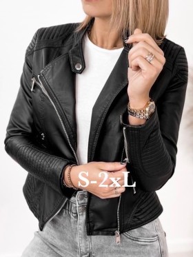 Kurtki skórzane damskie ,size s-2xl, paczka 5szt,1 kolor