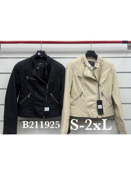 Kurtki skórzane damskie ,size s-2xl, paczka 5szt,1 kolor